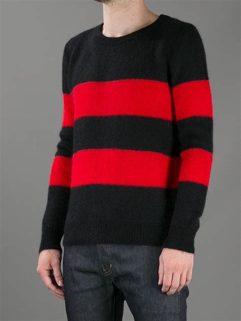 saint laurent striped sweater